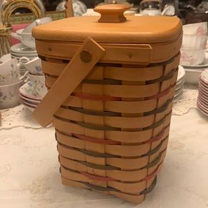 Vintage 1996 Longaberger Handwoven Basket Set